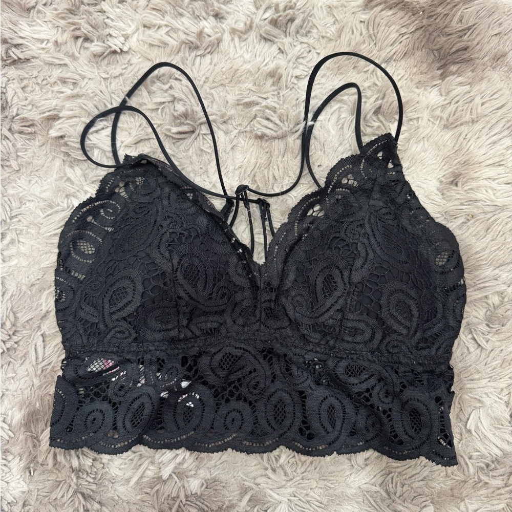 Victoria's Secret Black Lace Bralette
